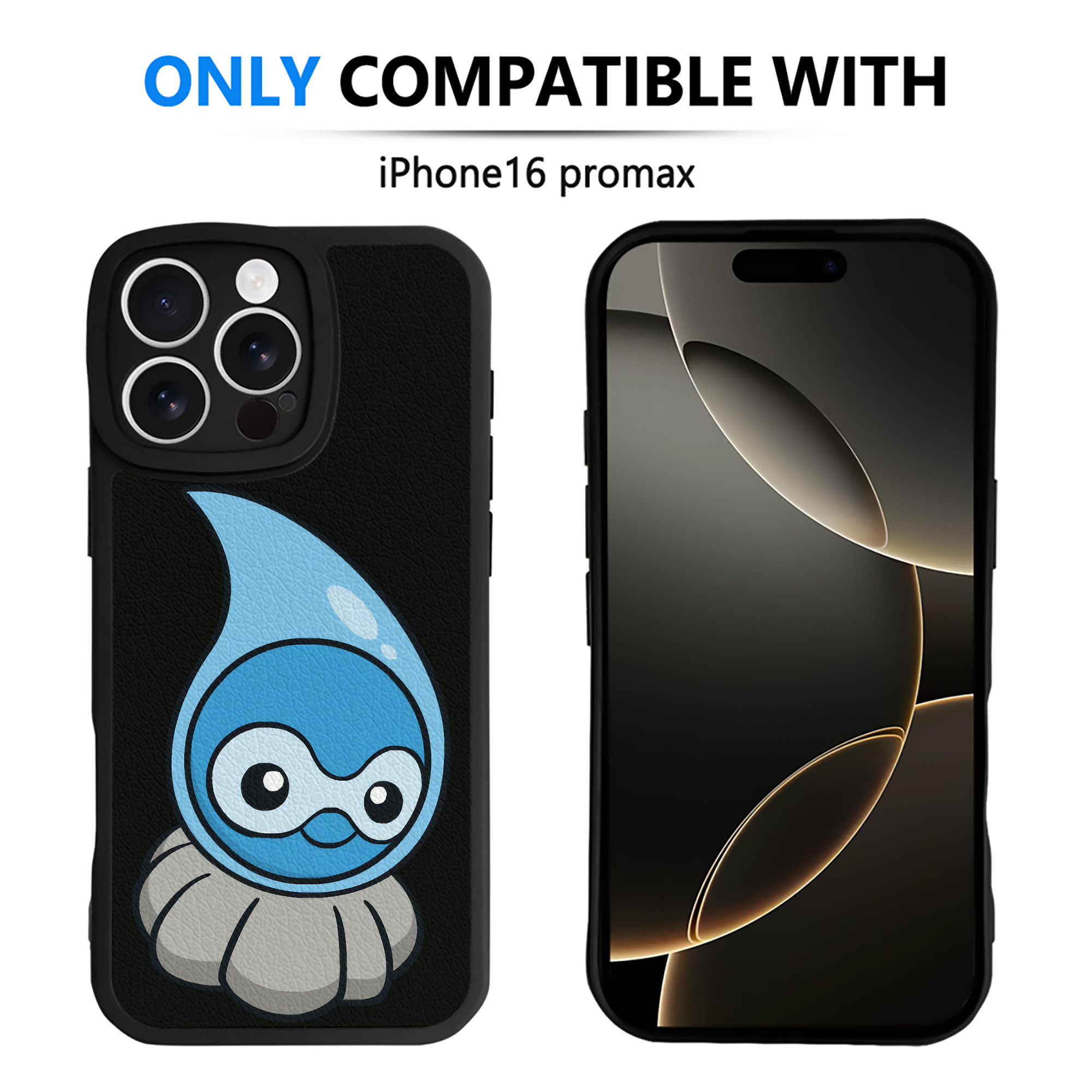 （画像用） ポケットモンスター Pokémon 【iPhone 16シリーズ対応】シリコンスマホケース（レザー調） 材質：シリコン
